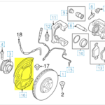 2011 BMW X5 M Brake Caliper Diagram & Design Explained