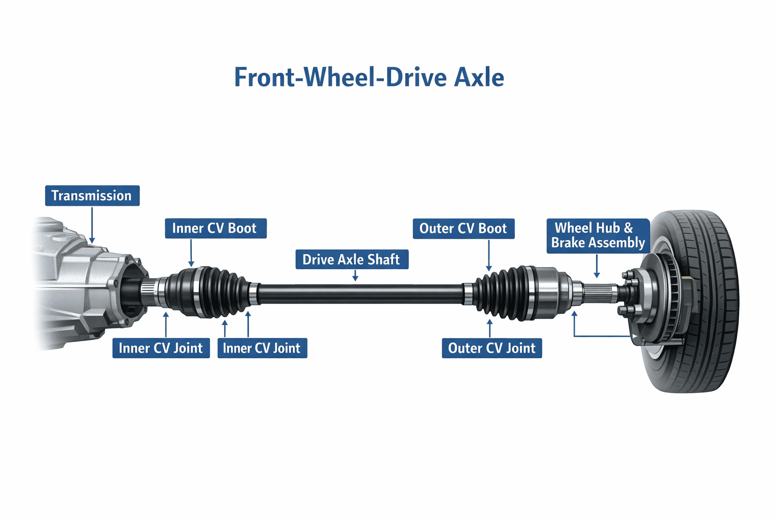 Drivetrain Damage How to Recognize CV Joint or Axle Noise